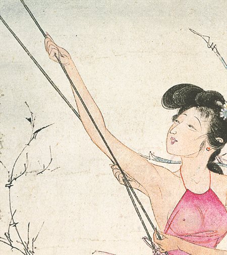 晋城-胡也佛的仕女画和最知名的金瓶梅秘戏图
